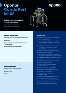 Uponor Combi Port M-XS hőközponti egység - részletes termékismertető